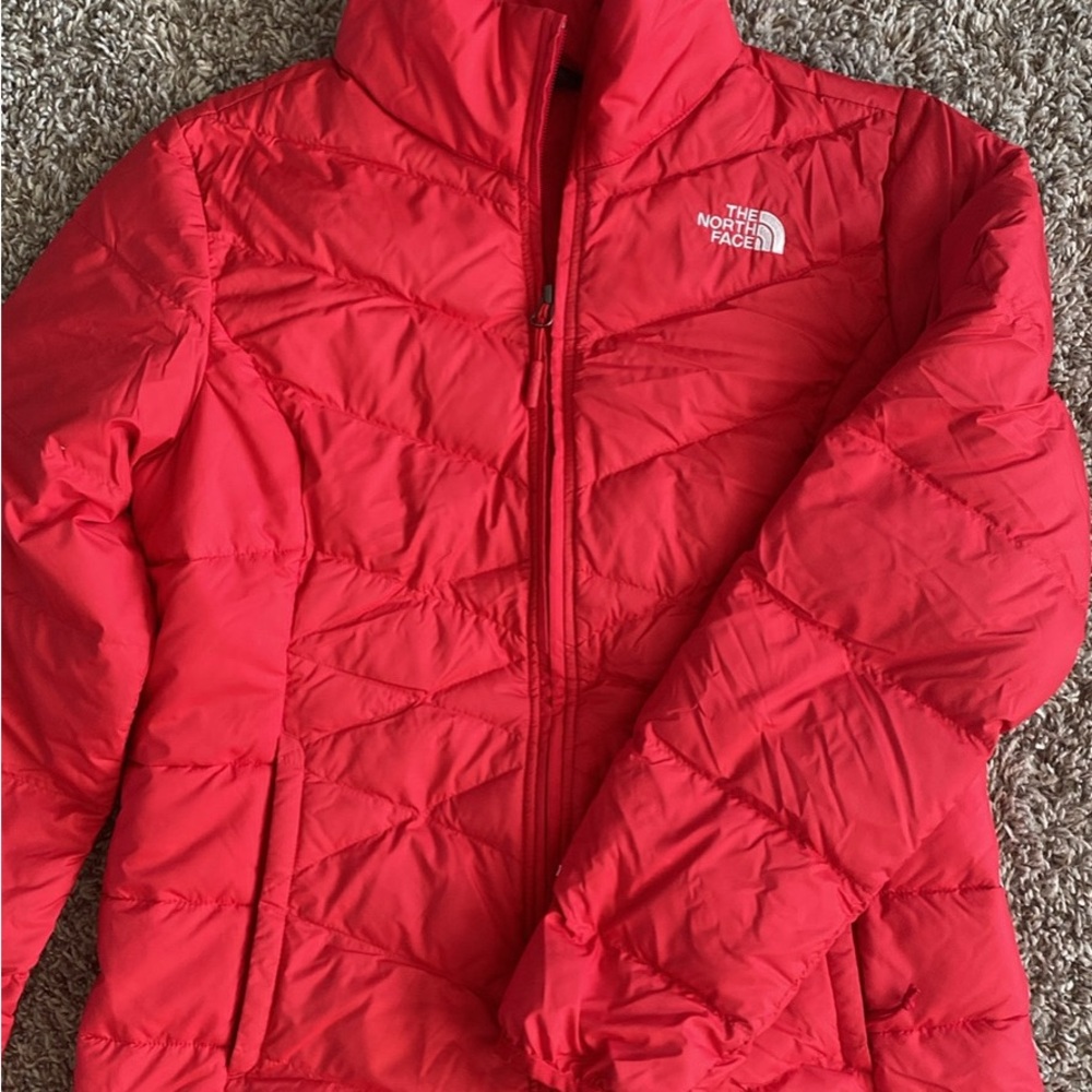 The North Face Vibrant Red Quilted Jacket